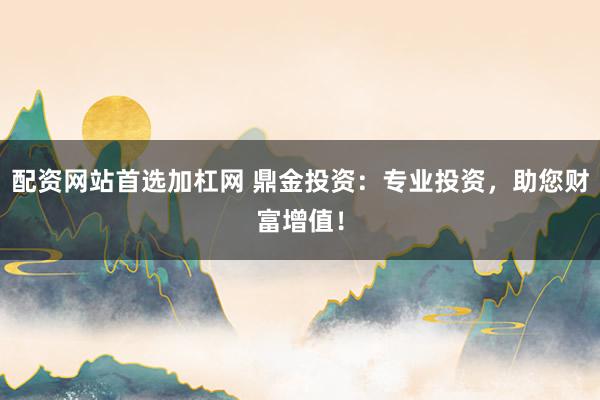 配资网站首选加杠网 鼎金投资：专业投资，助您财富增值！